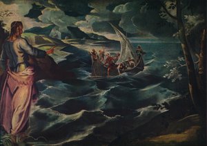 Kristus u Galilejského jezera, c1575-1580. od Jacopo Robusti Tintoretto