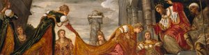 Ester před Ahasverem, 1552-55 od Jacopo Robusti Tintoretto