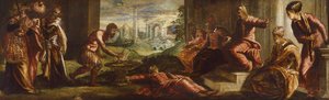 Mucius Scaevola od Jacopo Robusti Tintoretto