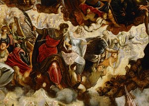 Ráj ... (malba na plátně) od Jacopo Robusti Tintoretto