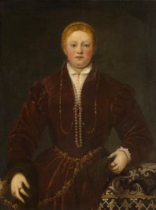 Portrét mladé dámy, cca 1555. od Jacopo Robusti Tintoretto