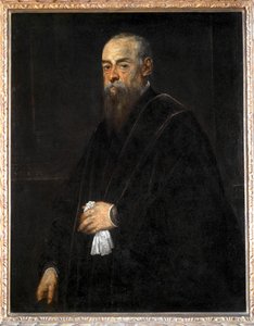 Portrét starého muže s kapesníkem v ruce ... od Jacopo Robusti Tintoretto