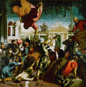 Svatý Marek osvobozuje otroka (olej na plátně) od Jacopo Robusti Tintoretto