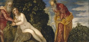 Susannah a starší od Jacopo Robusti Tintoretto