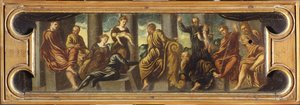 Šalamounův soud. od Jacopo Robusti Tintoretto