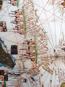 Renesanční mapa Evropy, Jacopo Russo (po), 1528 od Jacopo Russo