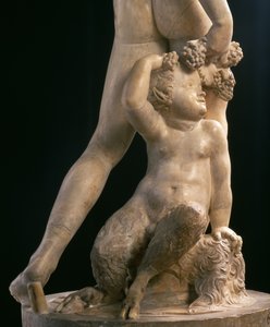 Bacchus, detail spodní poloviny, socha Jacopo Sansovino (1486-1570) (mramor) (viz také 79847)