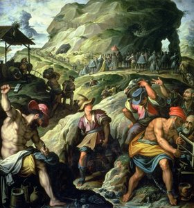 Důl, 1572 od Jacopo Zucchi