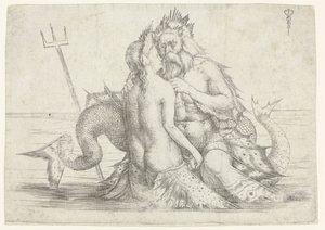 Triton a Nereid v objetí