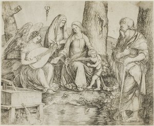 Svatá rodina od Jacopo de