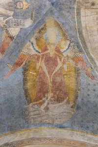 Alegorie spravedlnosti, detail klenby (freska) od Jacopo di Cione