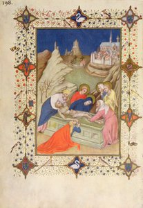 MS 66060-66061 Křížové hodiny: Compline, The Entombment od Jacquemart de Hesdin