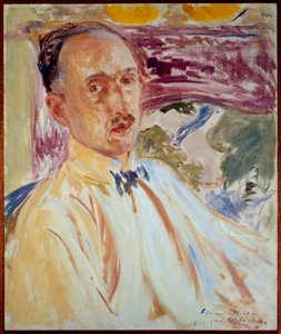 Studie k portrétu Francoise Mauriaca (1885-1970), francouzského spisovatele. Obraz Jacques Emile (Jacques-Emile) Blanche (1861-1942) od Jacques-Emile Blanche