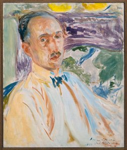 Studie k portrétu Françoise Mauriaca (1885-1970), francouzského spisovatele, Obraz Jacquese Émile Blanche (1861-1942) provedená v roce 1923. Fotografie, KIM Youngtae, Rouen, Rouen Museum of Fine Arts. od Jacques-Emile Blanche