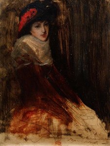 Studie mladé dívky od Jacques-Emile Blanche