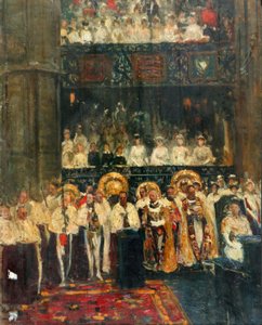 Korunovace Jiřího V od Jacques-Emile Blanche