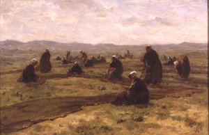 Spravování sítí (olej na panelu) od Jacques Abraham Zon