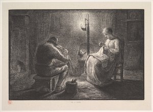 Noc, ze série, Čtyři časy dne, 1830-75.