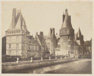 Pohled na hrad Maintenon od Jacques Alexandre Ferrier