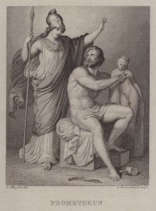 Prometheus (rytina) od Jacques Alfred van Muyden