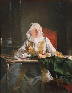 Portrét madame Crozat od Jacques Andre Joseph Camelot Aved