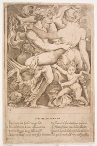 Ohnivý Jupiter od Jacques Androuet Ducerceau d.Æ.