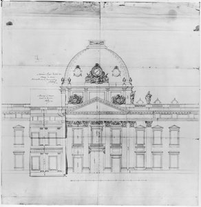 Návrh pro Ecole Militaire v Paříži, 1769