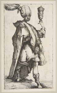 Balthasar, ze série Tří králů, 1595-1616. od Jacques Bellange