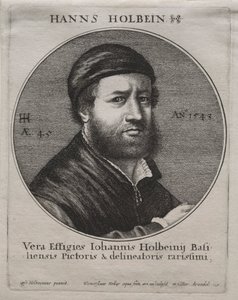 Portrét Hanse Holbeina od Jacques Bellange