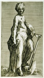 Svatý Matyáš, kolem 1600-1616 (lept a rytina) od Jacques Bellange