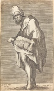 Slepý hráč Hurdy Gurdy. od Jacques Bellange