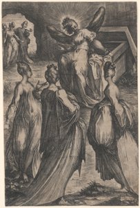 Tři Marie u hrobu od Jacques Bellange