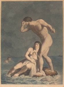 Univerzální potopa od Jacques Bonnefoy after Michel Honoré Bounieu