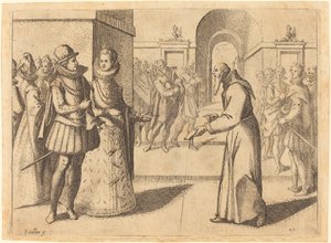 Kapucín děkuje králi Bavorska od Jacques Callot
