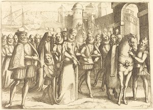 Přílet do Valencie od Jacques Callot