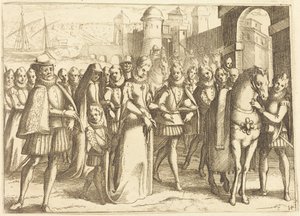 Příjezd do Valencie od Jacques Callot