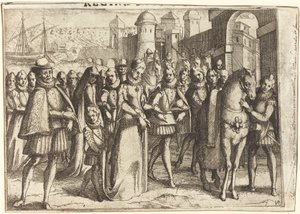 Přílet do Valencie [recto] od Jacques Callot