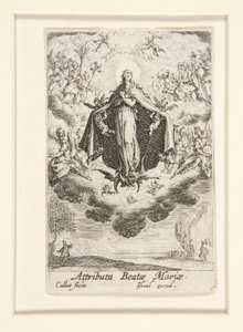 Atribuce Panny, no. 14 ze Života Panny od Jacques Callot