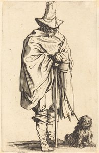 Žebrák se psem, c. 1622. od Jacques Callot