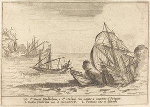 Nalodění na Petaccio od Jacques Callot