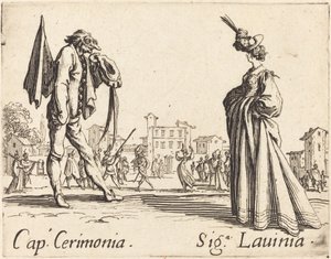 Cap. Ceremony a Siga. Lavinia od Jacques Callot