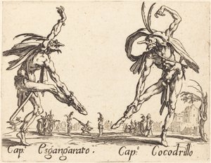 žádný Sgangherato a Cap. krokodýl od Jacques Callot