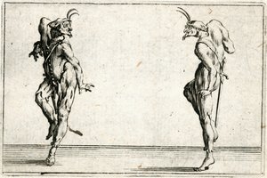 Kaprici různých postav od Jacques Callot