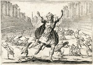 Kaprici různých postav od Jacques Callot