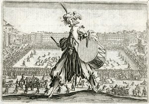 Kaprici různých postav od Jacques Callot