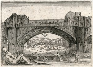 Kaprici různých postav od Jacques Callot