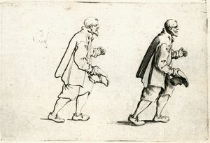 Kaprici různých postav od Jacques Callot