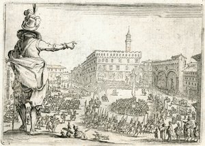 Kaprici různých postav od Jacques Callot