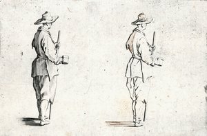 Kaprici různých postav od Jacques Callot