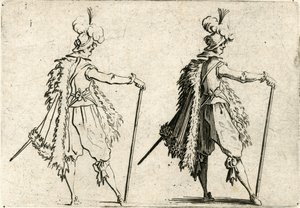 Kaprici různých postav od Jacques Callot